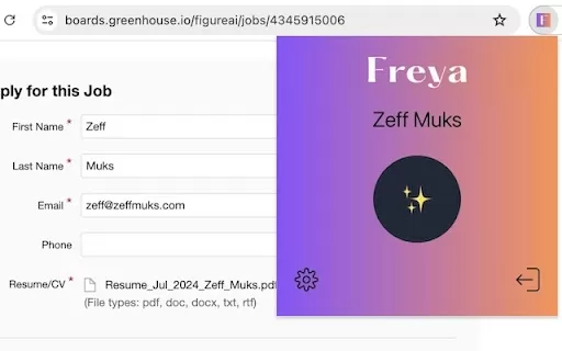 Freya - Chrome Extension