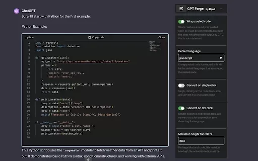 GPTCodeForge