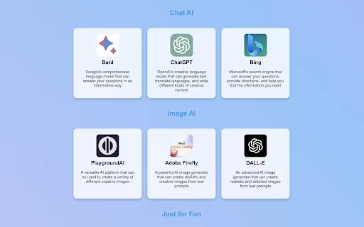 AI Launchpad - Chrome Extension
