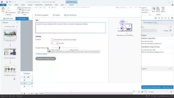 Generating custom sound effects with AI