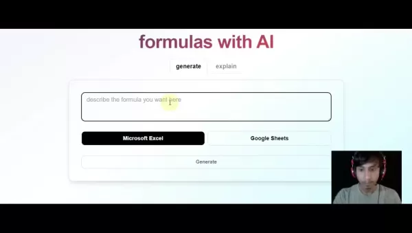 Sofortige Generierung von Excel-Formeln mit KI-gestütztem Excel-Tool