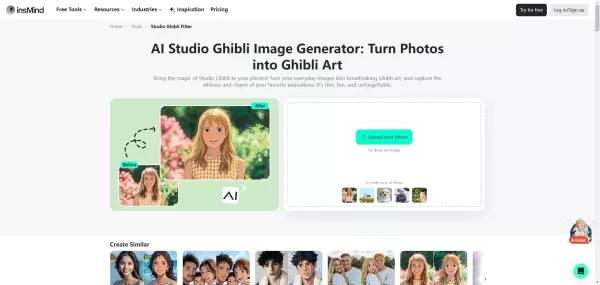 insMind Ghibli Image Generator