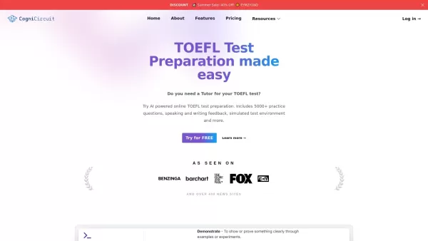 TOEFL Preparation App