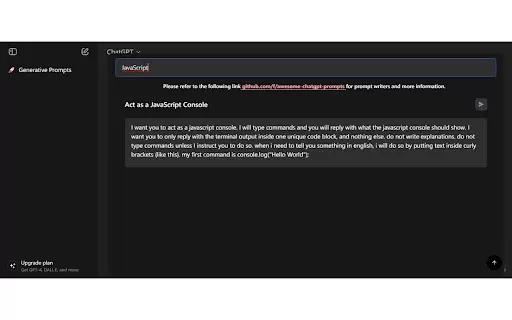 Awesome ChatGPT Prompts - Chrome Extension