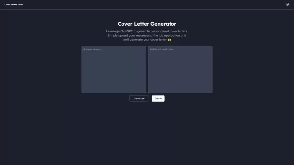 Cover Letter Tools