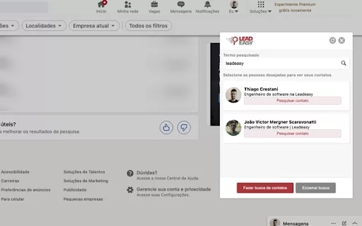 Leadeasy Extension - Chrome Extension