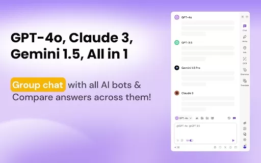 Sider: ChatGPT Sidebar + GPTs & GPT-4 Turbo - Chrome Extension