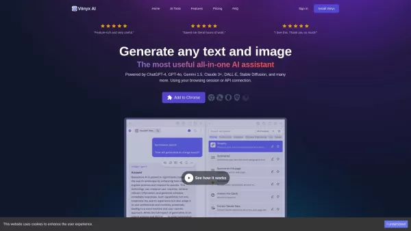 Viinyx AI - Browser Extension