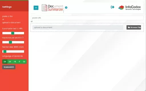 InfoCodex Document Summarizer