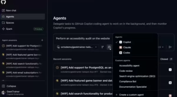 GitHub intègre les agents de programmation Claude d'Anthropic et Codex AI d'OpenAI à sa plateforme, en plus de son propre Copilot, permettant ainsi le développement collaboratif multimodèle au sein d'un seul et même espace de travail. Cette fonctionnalité Agent HQ, disponible en avant-première pour les abonnés Copilot Pro Plus et Enterprise, permet aux développeurs de comparer et d'exploiter différents modèles d'IA directement dans les environnements GitHub. Des intégrations futures avec des modèles de Google et xAI sont prévues.
