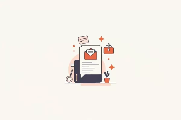 What are 4 ways to structure internal communication with professional email?