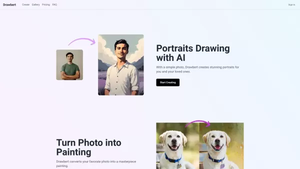 Drawbert - A Portrait Artist AI