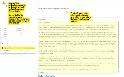 MagicMax: Application Copilot by myCareerMax - Chrome Extension