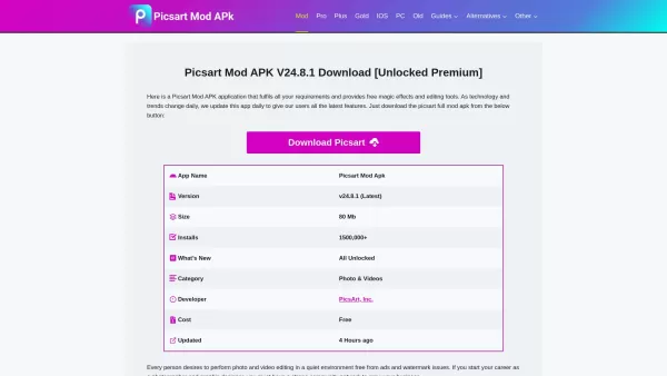 Picsart Mod APK