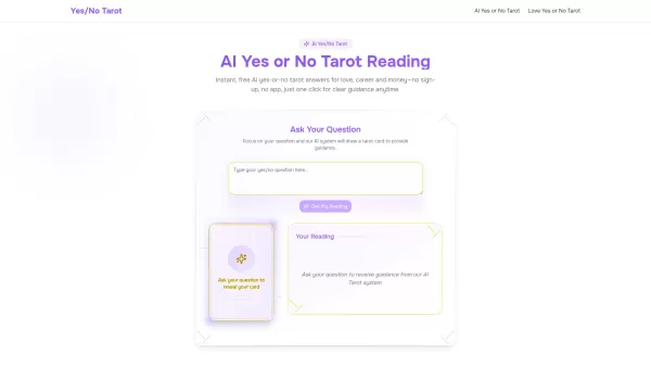 AI Yes No Tarot