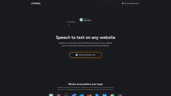 BlabbyAI Speech to text