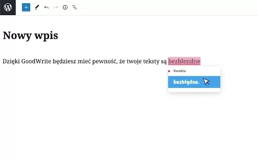 GoodWrite - inteligenty korektor tekstu