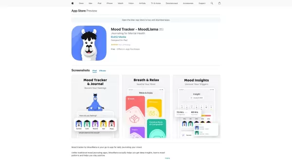 MoodLlama - Mood Tracker & Community