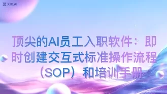顶尖的AI员工入职软件:即时创建交互式标准操作流程(SOP)和培训手册
