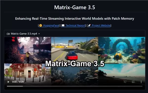Kouming Wanwei at WAIC 2026 declared 2026 the Year of the World Model, launching Matrix-Game3.5 with patch-level memory for real-time 20FPS 720p generation on a single GPU, plus Mureka v9.5 and O3 music models enabling versioned AI music creation. The world model core architecture is open-sourced.