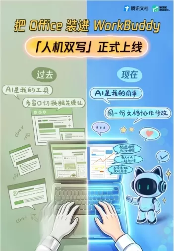 Tencent WorkBuddy версии 5.3.5 в сочетании с Tencent Docs представляет функцию совместного редактирования «человек-ИИ», обеспечивающую совместную работу в режиме реального времени с файлами Word, Excel, PPT и Markdown. Пользователи могут выделять фрагменты текста и давать ИИ указания на редактирование, анализ или генерацию текста, при этом изменения синхронизируются мгновенно. Это обеспечивает совместную работу «человек-человек», «человек-ИИ» и «ИИ-ИИ», превращая Office из простого инструмента в систему с встроенными ИИ-возможностями.