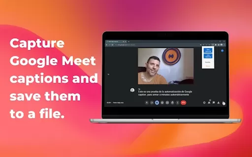 Google Meet Captions Downloader - Chrome Extension