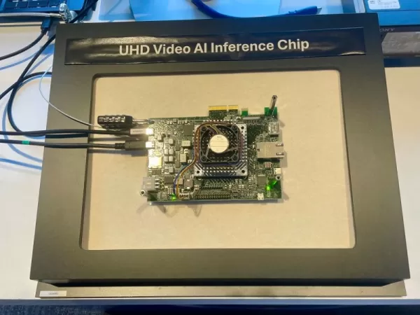 NTT’s AI inference chip.