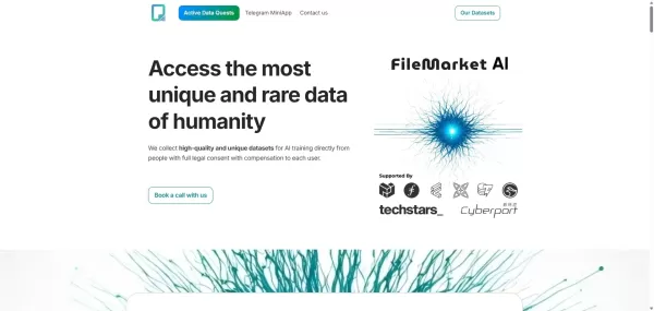 Unique Datasets for AI training