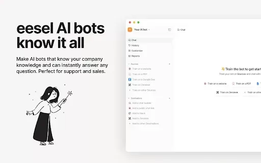 eesel AI: ChatGPT Sidebar for AI in Google Docs, Zendesk & more