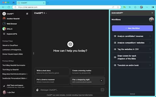 Automate GPT - Chrome Extension