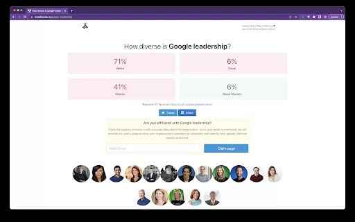 HowDiverse.is - Chrome Extension