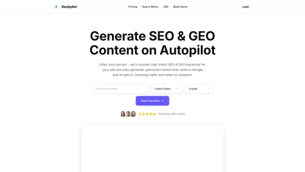 Rankpilot - Generate SEO & GEO Content on Autopilot