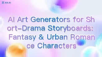 Generateurs d'art par intelligence artificielle pour storyboards de courts drames : personnages de fantasy et de romance urbaine