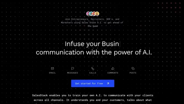 Sales Stack - A.I. powered Professional Communication