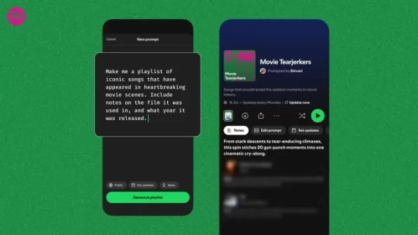 Spotify推出「提示式播放清單」功能，這項全新人工智慧工具現已開放美國與加拿大地區的Premium用戶使用。此功能讓訂閱者無需具備音樂術語知識，僅需透過對話式、詳盡的文字提示即可建立個人化播放清單，系統將同時分析即時音樂趨勢與個人聆聽紀錄。