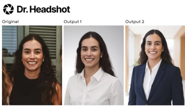 AI headshot from DrHeadshot.com