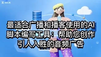 最适合广播和播客使用的AI脚本编写工具：帮助您创作引人入胜的音频广告