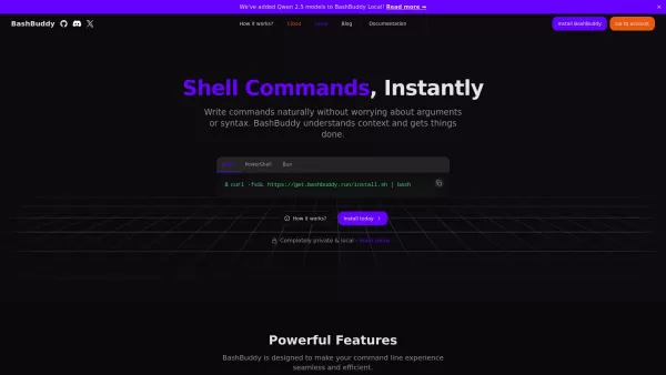 BashBuddy CLI