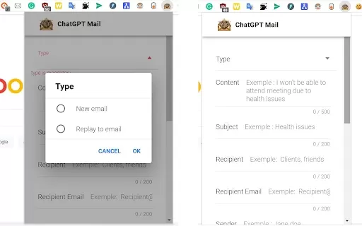 ChatGPT-Mail - Chrome Extension