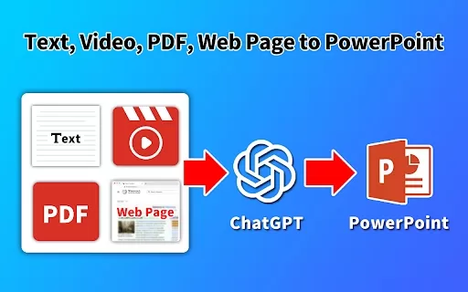 GPT PowerPoint Maker - Chrome Extension