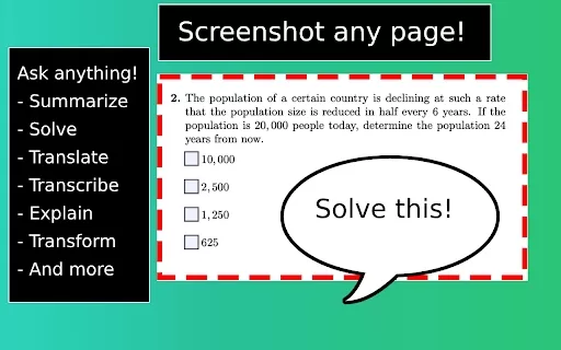 Ask Screenshot - Chrome Extension
