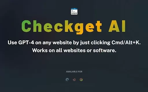 Checkget AI