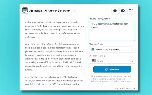 Free AI Answer Generator - Chrome Extension