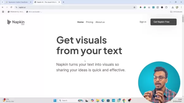 Comment transformer un texte en images avec Napkin AI en 2025 ? Tutoriel complet.