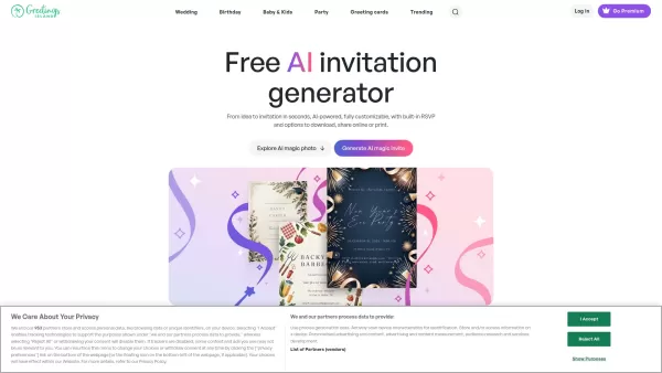 AI invitation generator