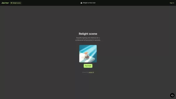 Relight Scene by Jector AI
