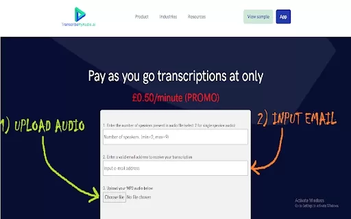 Fast Accurate Automated Transcriptions and FREE Text Analysis Platform - Chrome Extension