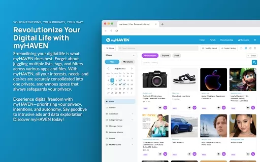 myHAVEN - Chrome Extension