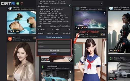Civitai - Chrome Extension