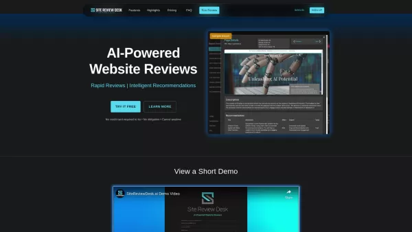 Site Review Desk